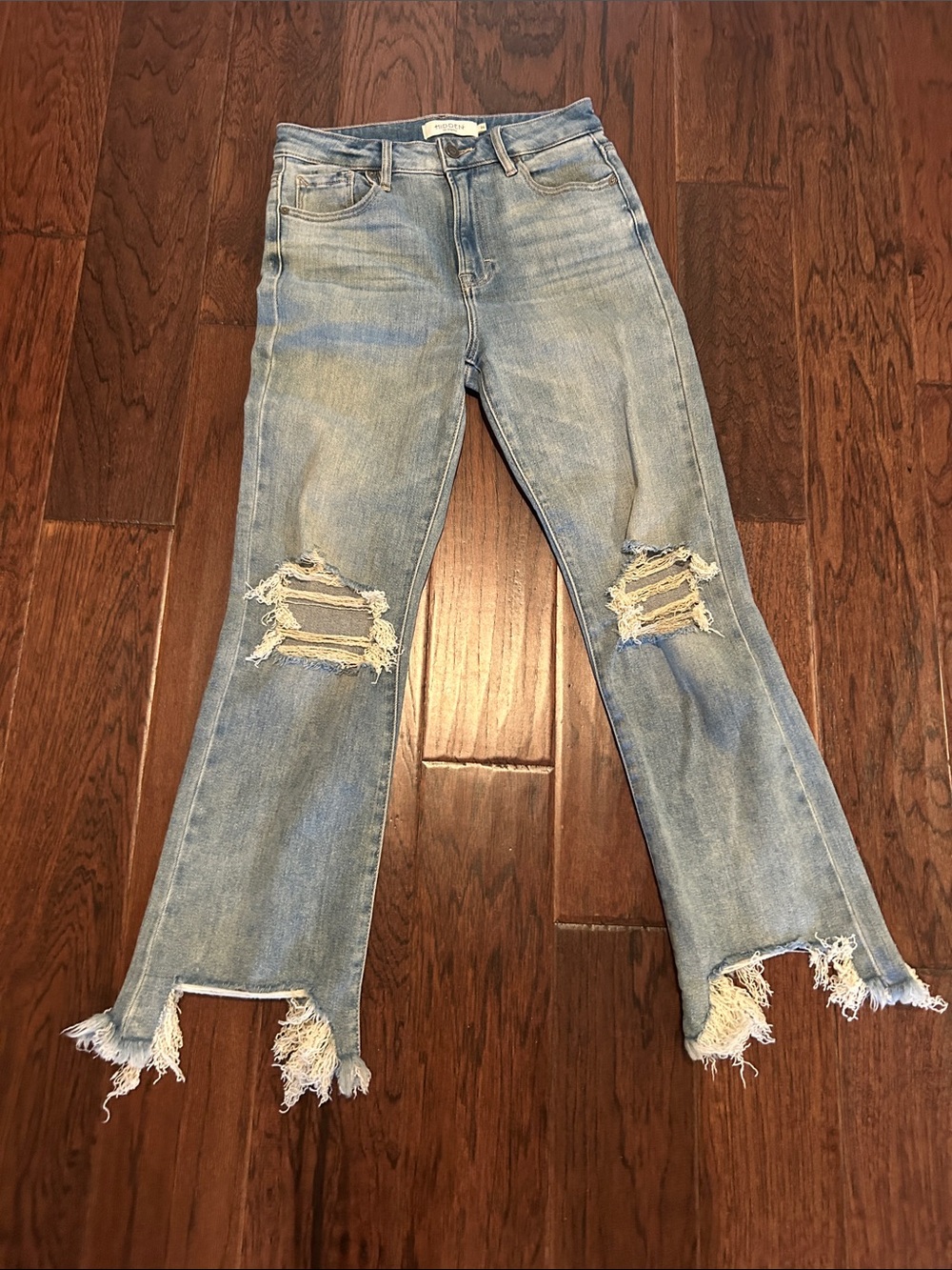 Hidden Los Angeles distressed jeans